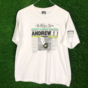 Vintage 92’ Hurricane Andrews South Florida Survives Tee Shirt